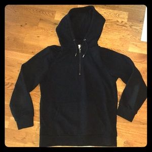 Men’s black half zip hoodie- H&M size small